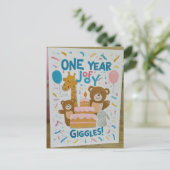 「喜びと笑いの一年」 ポストカード (スタンド正面)