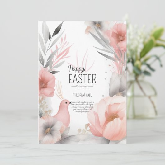 喜びに満ちたイースターの祝祭 招待状 (スタンド正面)