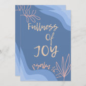 喜びに満ちたキリスト教の信仰 シーズンカード (正面/裏面)