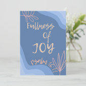 喜びに満ちたキリスト教の信仰 シーズンカード (スタンド正面)