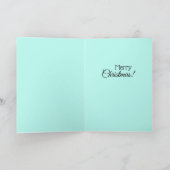 喜びに満ちたクリスマス 現代のインスピリビティ カード (内部)