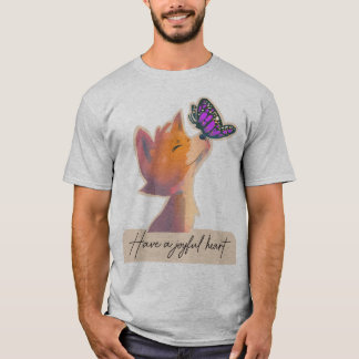 喜びに満ちた心 Tシャツ