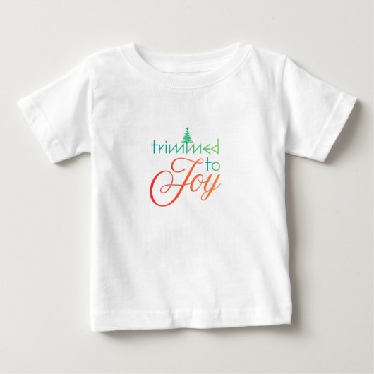 喜びに満ちた新作Tシャツ ベビーTシャツ (正面)
