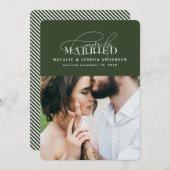 喜びに満ちた結婚発表 シーズンカード (正面/裏面)