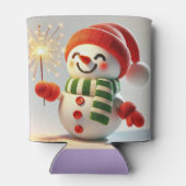 喜びに満ちた雪だるま 缶クーラー (裏面)