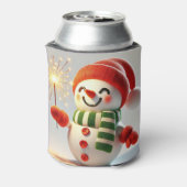 喜びに満ちた雪だるま 缶クーラー (缶裏面)
