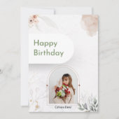 喜びに満ちた1日をお祈りします 招待状 (正面)