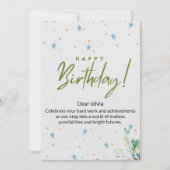 喜びに満ちた1日を願っています 招待状 (正面)