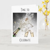 喜びに満ち溢れるおめでとう。 カード (黄色い花)