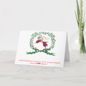 喜びのために吠えているプードル! シーズンカード (裏面)