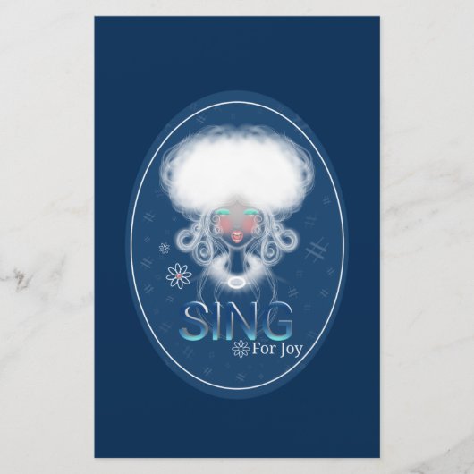 喜びのために歌う 便箋 (正面)