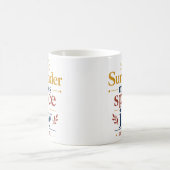 喜びのために譲る 講義の真実 コーヒーマグカップ (中央)