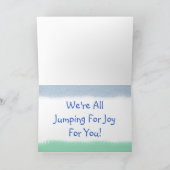 喜びのための跳躍 カード (内部)