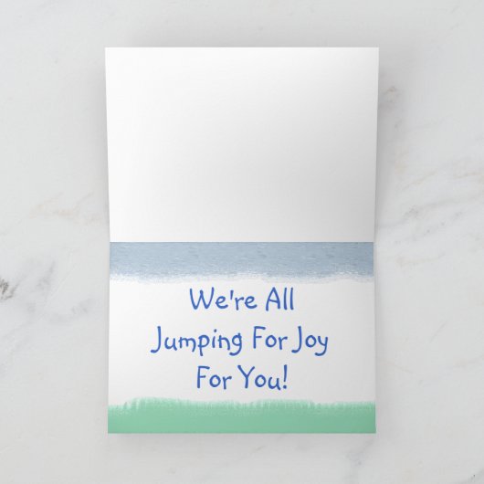 喜びのための跳躍 カード (内部)