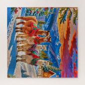 喜びのアルパカ ジグソーパズル (横)