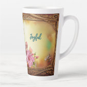 喜びのインコ カフェラテマグ (右)