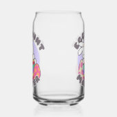 喜びのイースターバニー抱擁 – '卵狩りマスター' ガラス缶 (左)