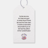 喜びのイースターバニー抱擁 – '卵狩りマスター' ギフトタグ (裏面)