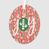 喜びのカイロプラクティックかカイロプラクターのクリスマスのオーナメント オーナメント (正面)