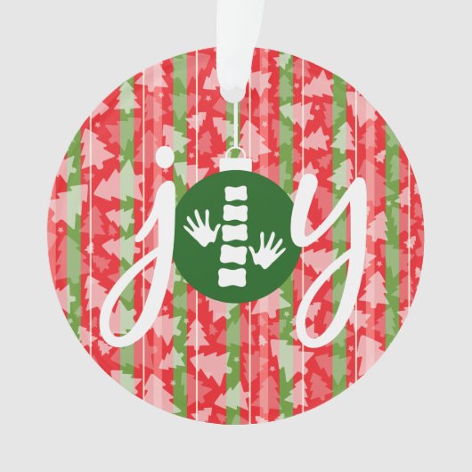 喜びのカイロプラクティックかカイロプラクターのクリスマスのオーナメント オーナメント (正面)
