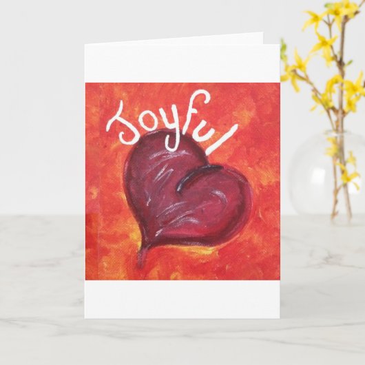 喜びのカード カード (黄色い花)