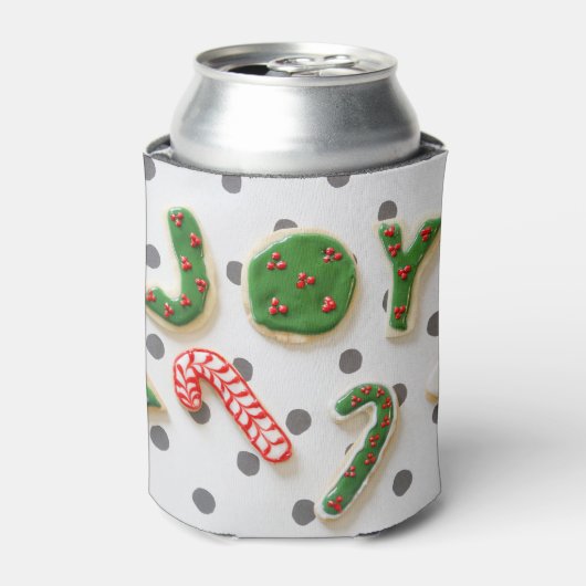 喜びのクリスマスのクッキー 缶クーラー (缶正面)
