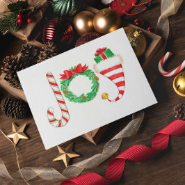喜びのクリスマスカード シーズンカード