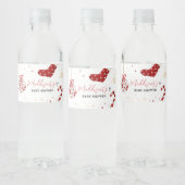 喜びのクリスマスベビーシャワーの小さな束 ペットボトルラベル (ボトル)