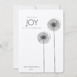 喜びのクリスマス家族の休日の写真カードのギフト シーズンカード