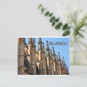 喜びのグリーティングカード クリスチャン信仰に基づく シーズンポストカード (スタンド正面)