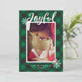 喜びのグリーンバッファロープレイド写真カード シーズンカード (スタンド正面)