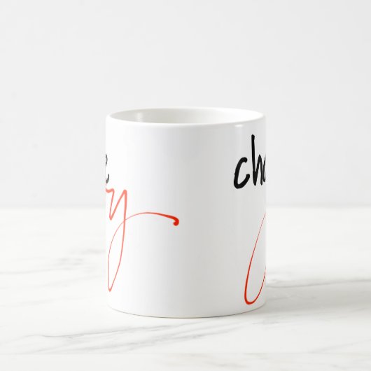 喜びのコーヒー・マグを選んで下さい コーヒーマグカップ (中央)