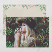 喜びのゴールドスクリプト シーズンカード (正面/裏面)