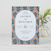 喜びのサンゴの花枠 招待状 (スタンド正面)