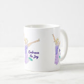 喜びのジャンプ コーヒーマグカップ (正面右)