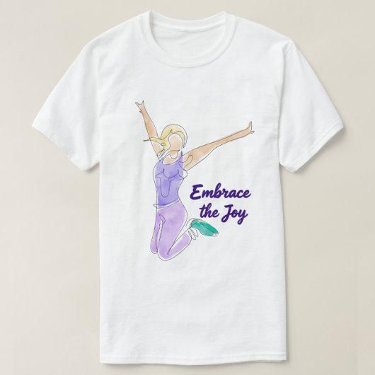 喜びのジャンプ Tシャツ (デザイン正面)