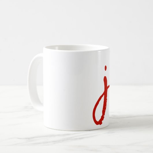 喜びのジャンボ休日のコーヒー・マグ コーヒーマグカップ (正面左)