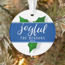 喜びのスクリプモダント・ホリー・ベリー植物 オーナメント