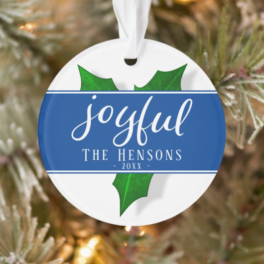 喜びのスクリプモダント・ホリー・ベリー植物 オーナメント (ツリー)