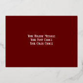 喜びのスクローリーフレーム 箔シーズンカード (裏面)