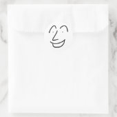 喜びのステッカー ラウンドシール (バッグ)