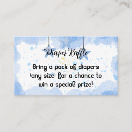 喜びのスプラッシュ：水の色ベビーシャワーエンクロージャ エンクロージャーカード