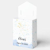 喜びのスプラッシュ：水の色ベビーシャワー フェイバーボックス (オープン)