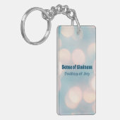 喜びのセンス感じアクリルのキーチェーン キーホルダー (正面左)