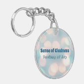 喜びのセンス感じアクリルのキーチェーン キーホルダー (正面左)