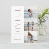 喜びのトリオ |写真モダンコラージュ3 シーズンカード (スタンド正面)