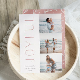 喜びのトリオ |写真モダンコラージュ3 シーズンカード