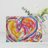 喜びのハートの招待状 招待状 (スタンド正面)