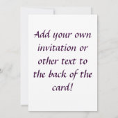 喜びのハートの招待状 招待状 (裏面)