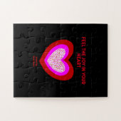 喜びのハートパズル(27.94 cm x 35.56 cm) ジグソーパズル (横)